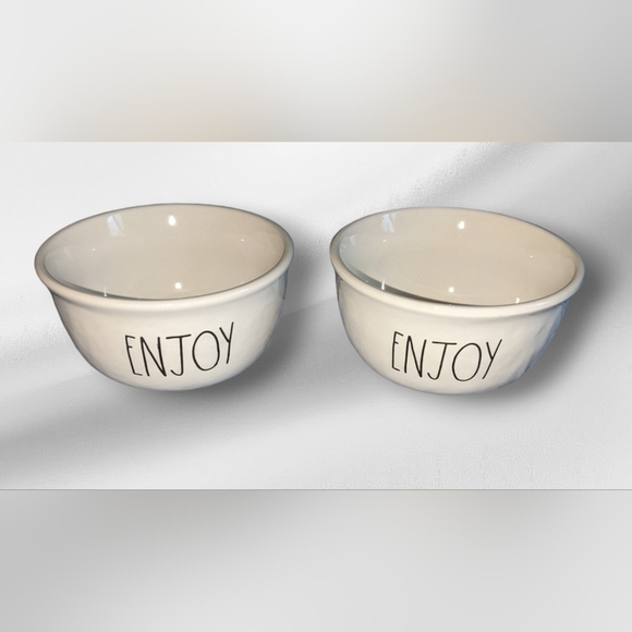 NEW Rae Dunn ENJOY Bowls - Picture 2 of 6